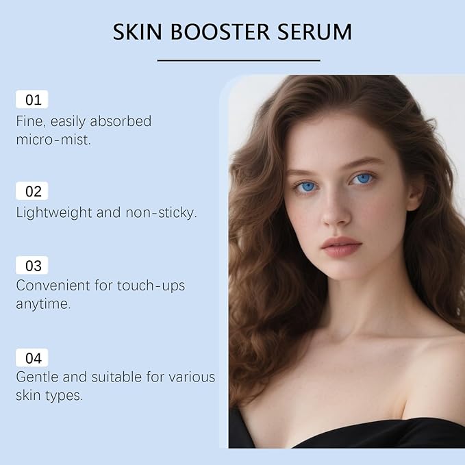 Serum Facial Mist Spray, Daily Face Spray, Hydrating Refreshing Mist for All Skin Types (2pcs)
