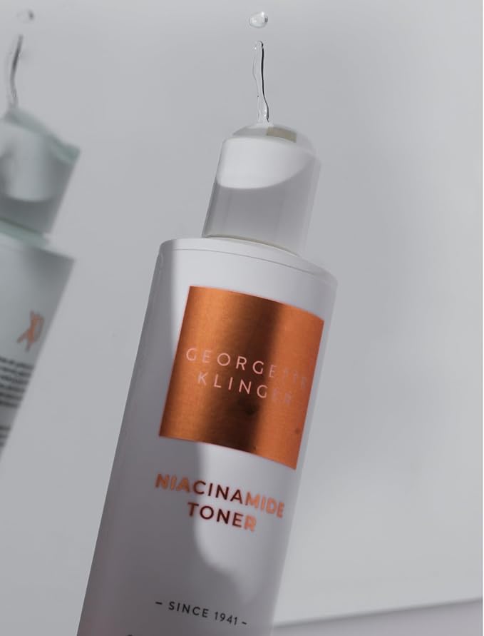 Niacinamide Toner - Clarifying, Firming, and Alcohol-Free Formula with Salicylic Acid, Witch Hazel, and White Willow Diminishes Sebum Production, and Unclogs Pores - 6.7 oz by Georgette Klinger