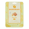 PB & JAY Purenature Facial Mask – Premium Quality Korean Sheet Mask for Dry Skin – Korean Collagen Essence Hydrating Facemask Sheet (Honey)