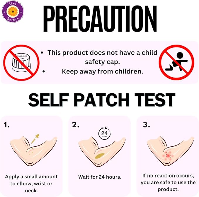 Deve Herbes Pure Basil Essential Oil (Ocimum basilicum) with Glass Dropper Steam Distilled 30ml (1 oz)