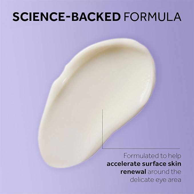 No7 Pure Retinol Eye Cream - Under Eye Cream for Wrinkles, Fine Lines & Puffiness with 0.5% Retinol - Infused with Shea Butter to Smooth and Hydrate Skin (0.5 Oz)