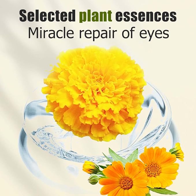Vc Anti-Wrinkle Eye Serum Oil, Lutein Eye Essence Oil, 5 Collagen Vitalizing Hydrogel Eye Patch and VC Rollerball Set for Dark Circles and Puffy Eyes, Firming Anti-Aging, for Women & Men (2)