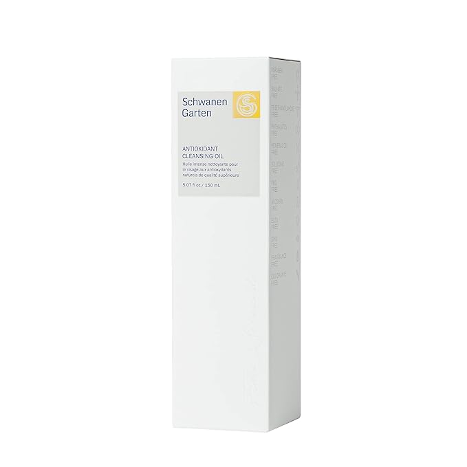Schwanen Garten Cleansing Oil 5.07oz / 150ml - Gently oil-based deep cleanser, Makeup Remover, Organically grown & Handpicked ingredients, Vegan, Clean beauty