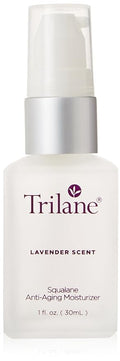 Trilane Squalane Anti-Aging Moisturizer and Beauty Oil Nourishes and Reduces Dry, Rough, Flaky Skin (Lavender Scented)