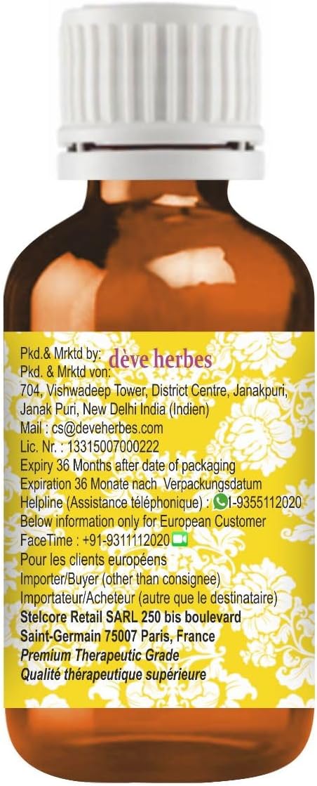Deve Herbes Coffee Essential Oil (Coffea Arabica) Pure | Non-Sticky | Non-Greasy | Lightweight | Men & Women | All Skin Types | Steam Distilled 5ml
