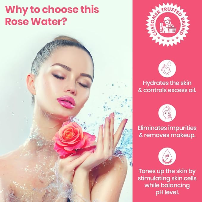 TNW - The Natural Wash DISTILLED ROSE WATER (200 ml)