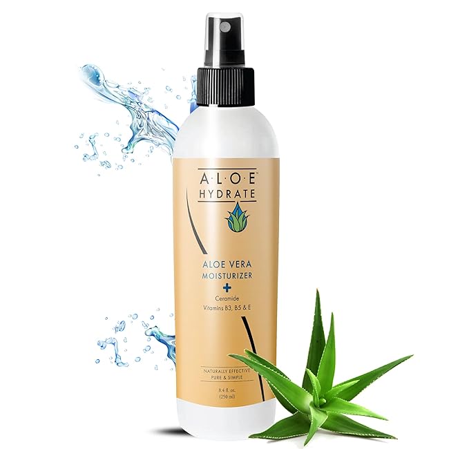 Body Lotion Spray – Oasis of Moisture Hydrates, Restores, Softens & Protects. Non-Greasy Moisturizer, Body Cream & Hand Lotion – Aloe vera, Hyaluronic acid, Ceramide, Vitamins & Prebiotics