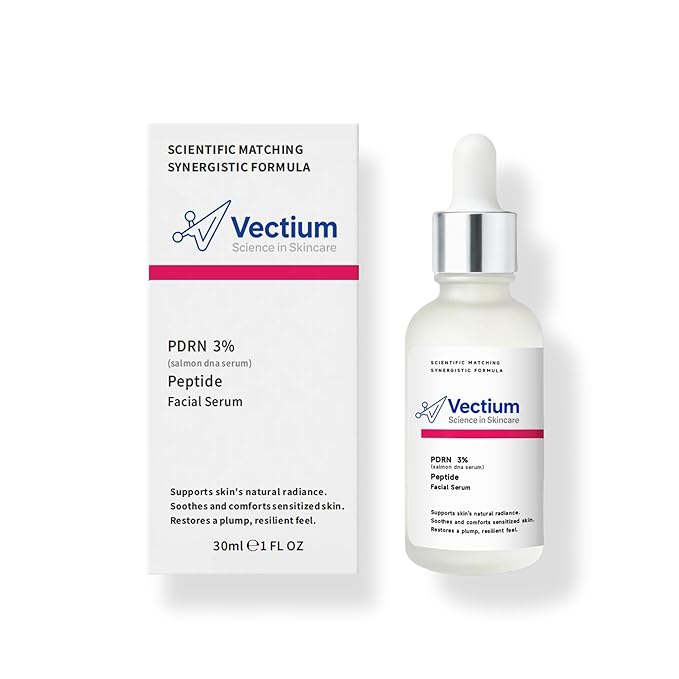 3% PDRN Salmon DNA Facial Serum with Peptide - Helps Soothe Sensitive Skin, Supports Healthy-Looking Skin, Helps Skin Look Plump & Resilient - Suitable for All Skin Types - 30ml (1 FL OZ)