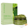 PLANTIFIQUE Facial Sheet Mask Chill Cica 5 Pack – Calming & Soothing and Korean Skincare Clay Mask – Hydrating Mud Mask with Avocado & Superfoods