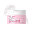 Sakura Makeup Cleansing Balm, Hydrating & Smoothing All-In-One Cleanser Quickly Melts Away, Gently Cleanse Dirt, Impurities And Makeup Face Cleanser & Makeup Remover for Women Girls, 3.53oz.
