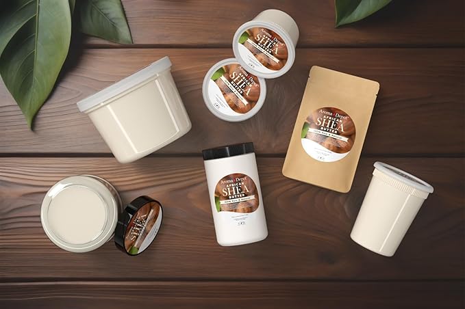 Raw African Shea Butter 12 oz Ivory/White Grade A 100% Pure Natural Unrefined Fresh Moisturizing, Ideal for Dry and Cracked Skin. It can be used in the Body, Hair, and Face.