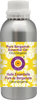 Deve Herbes Pure Bergamot Essential Oil (Citrus bergamia) Steam Distilled 1250ml (42 oz)