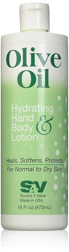 S4v Hydrating Hand & Body Lotion for Normal To Dry Skin, Olive Oil, 16 Oz