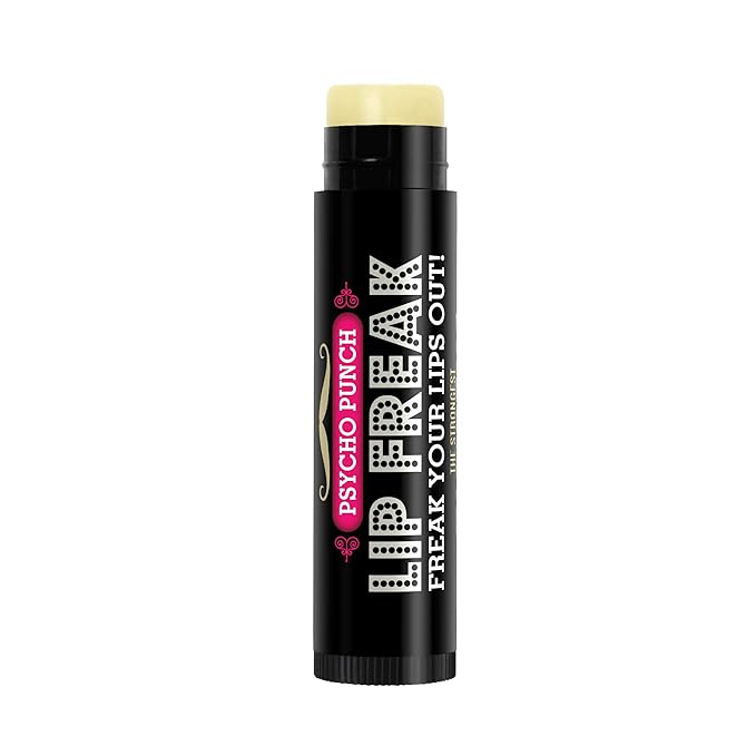 Doctor Lip Bang's BUZZING Lip Balm | Lip Freak | 100% All Natural | Cruelty Free | Flavoured Lip Freak (Psycho Punch)