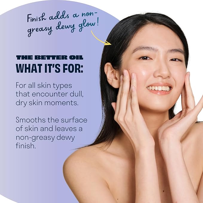 Chemist Confessions The Better Oil -Facial Oil with Squalane, Rosehip & Sea Buckthorn | Hydrating Face Oil for Skin Barrier Support & Daily Skincare Use