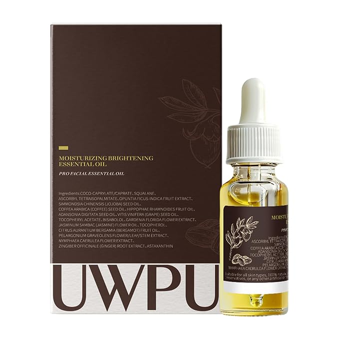 UWPU-IU Oil Natural Extraction of Bakuchiol, Wrinkles and Age Spots, Oil for Scars Enhancement of Skin Collagen Moisturized, for all Skin Types-30ml / 1 Oz