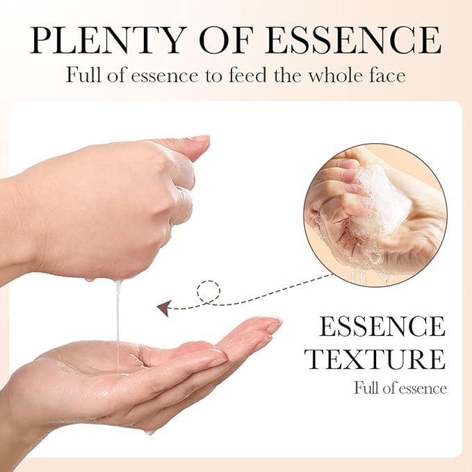 Hydrating Facial Mask Sheet Set of 5, Moisturizing Face Mask for Smooth and Supple Skin, Refreshing Self Care Beauty Resurrection Grass One Size