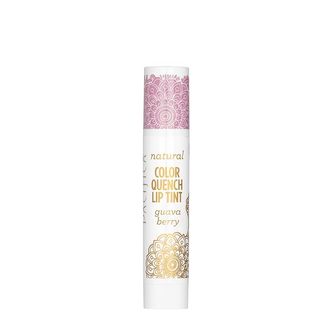 Pacifica Beauty Color Quench Natural Lip Tint, Guava Berry, Vegan & Cruelty Free, 0.15 Ounce