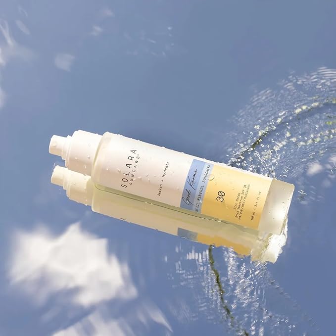 Solara Suncare - Good Karma Dry Oil Mineral Sunscreen, SPF 30 | EWG Verified, Vegan, Cruelty Free | Safe For Sensitive Skin (3.4 fl oz | 100 ml)