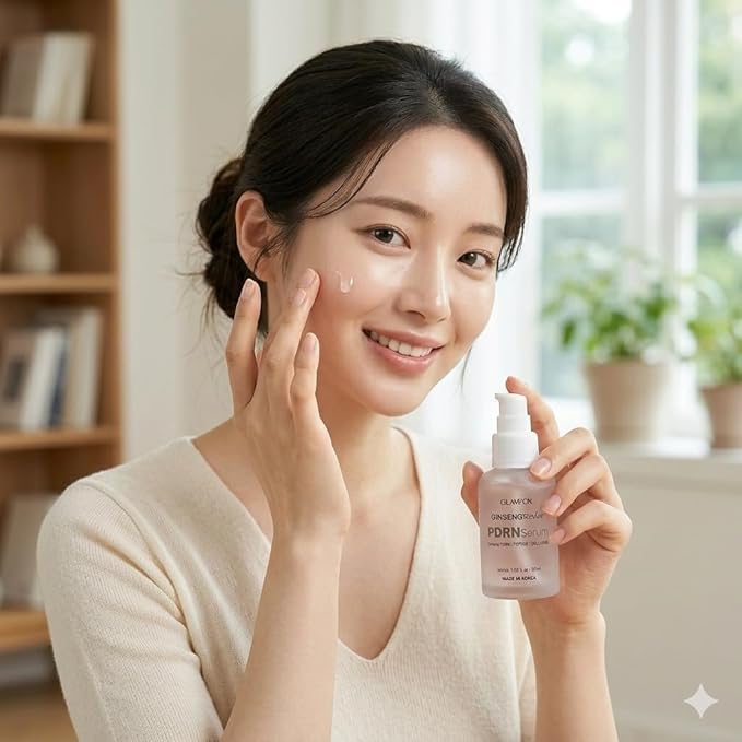 Ginseng Revive - Vegan Topical PDRN Serum - Advanced 7-Peptide Complex & Korean Ginseng Root Extract - Intensive Hydration, Elasticity, and Brightening - 1.69 fl.oz / 50ml
