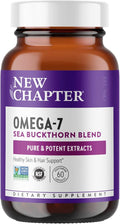 New Chapter Supercritical Omega 7 with Sea Buckthorn + Plant Sourced Fatty Acids + Omega 7 + Non-GMO Ingredients - 60 Vegetarian Capsule
