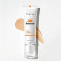 Tinted Sunscreen for Face SPF 50 Broad Spectrum, Hydrating Oil-Free Sheer Tint, No White Cast & Sweat Resistant, Tinted Moisturizer for Natural Glow, Non-Sticky Daily Sun Cream (1pc)