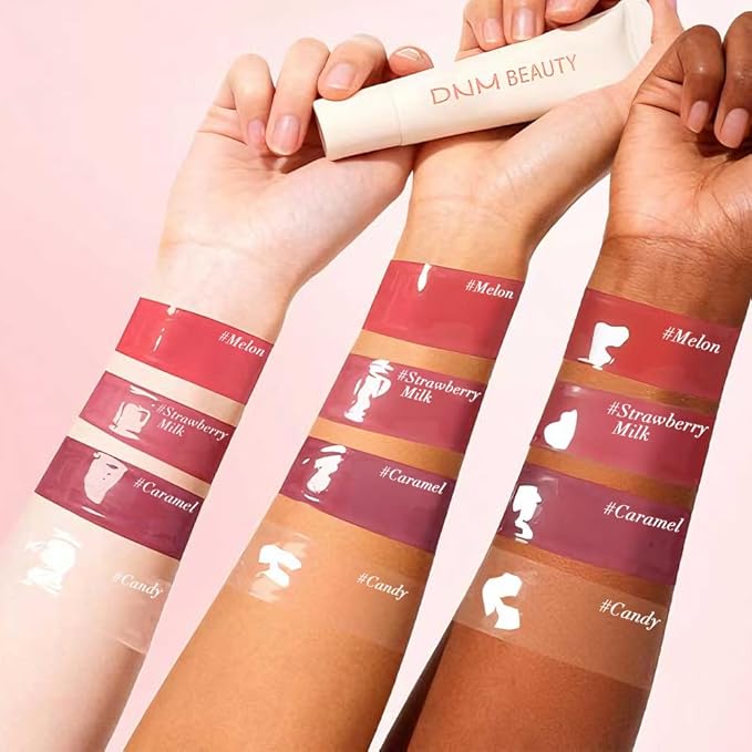 Tinted Lip Serum Melting Lip Balm, Hydrating Tinted Lip Balm For A Glossy Finish & Soft, Nourished Lips with Plumping Polypeptides, Supple Lips, Vegan & Cruelty-Free (03#Cocoa Cookie)