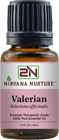 Valerian Essential Oil, 100% Pure Undiluted, Aromatherapy Oil for Diffuser, Hair & Skin Care