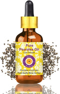 dève herbes Psoralea Oil (Psoralea corylifolia) with Glass Dropper | Cold Pressed | Pure | Natural | For Diluting Essential oils | For Skin & Massage | Non-Sticky| Lightweight| Unisex | 10ml (0.33 oz)