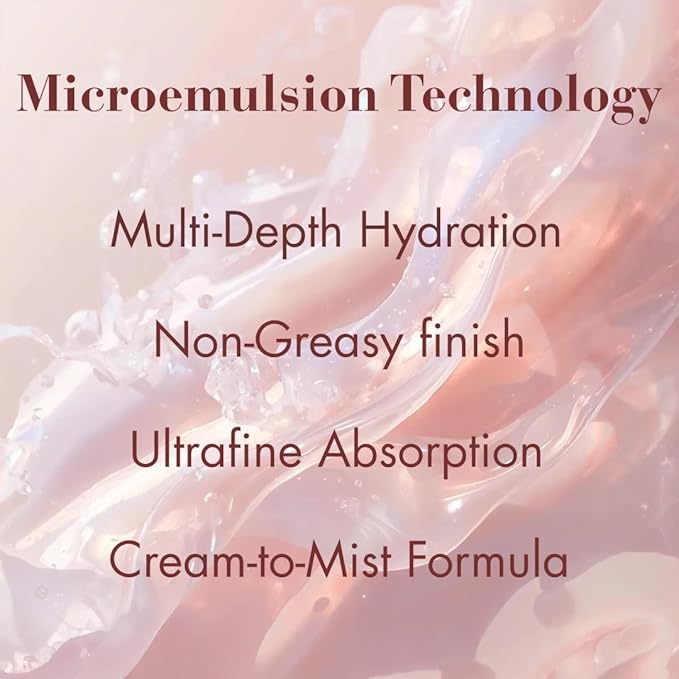 WE:AR Sognare Resveratrol Crème Mist | All-in-One Vegan Antioxidant Facial Mist for Radiant Skin, Niacinamide & 10-Complex Hyaluronic Acid, Hydrating Soothing Glow, Korean Skincare 3.38 fl oz