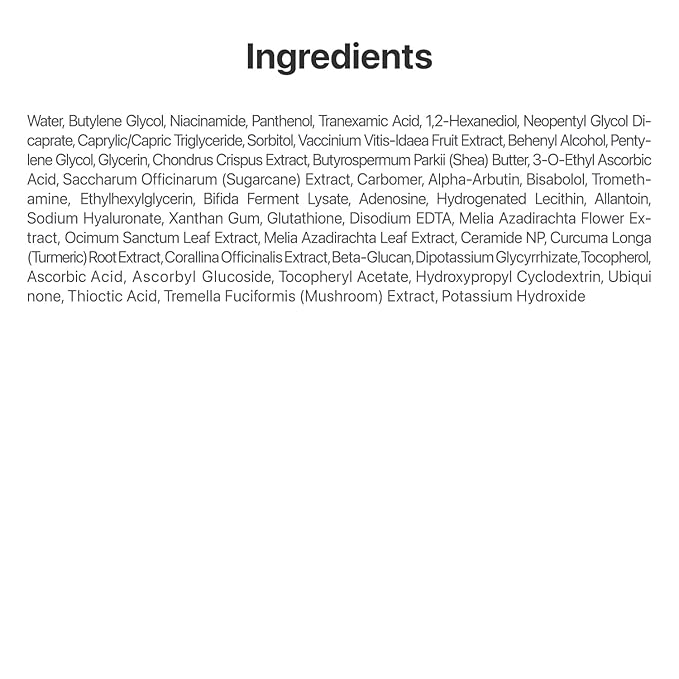 numbuzin No.5 Vitamin Concentrated Serum, Dark Spot Care, Glutathione & Vitamin Serum, Korean Skincare, Tranexamic Acid 4%, Niacinamide 5%, for a Radiant-Looking Glow 1.01 fl oz