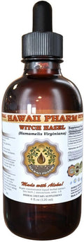 HawaiiPharm Witch Hazel Liquid Extract, Witch Hazel (Hamamelis Virginiana) Tincture, Herbal Supplement, Made in USA, 2 fl.oz