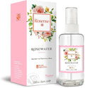 Rosense Glass Bottle Rosewater Hydrating Facial Toner/Rose Water Face Mist 3.4 Oz