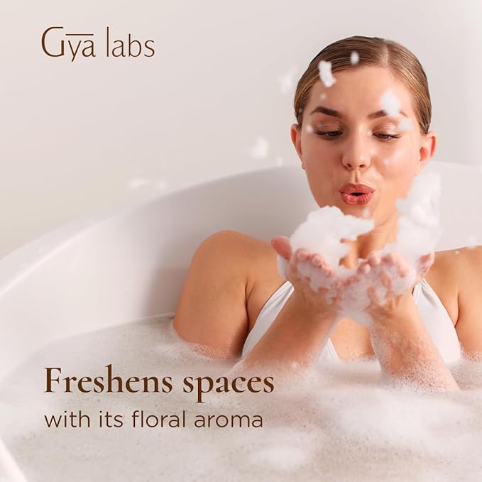 Gya Labs Rose Geranium Hydrosol - 3.4 Fl Oz - Hydrating Face & Body Mist for Skin Toner & Hair Refresher - As Pillow, Room & Linen Spray for Fresh Scent