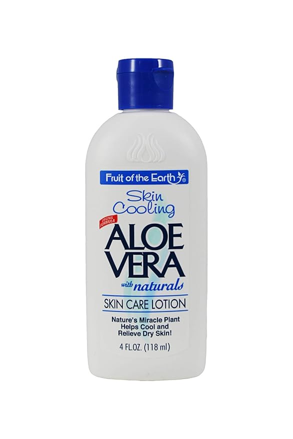 Fruit of The Earth Aloe Vera Lotion, 4 oz. Travel Size (Pack of 9)