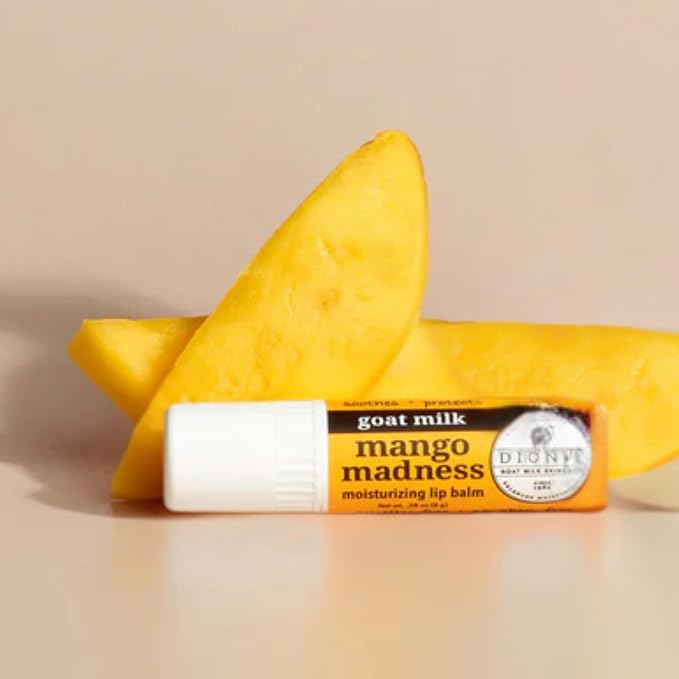 Dionis Goat Milk Lip Balm Mango Madness 0.28oz (Pack of 6)