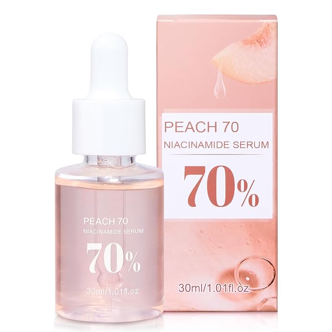 Peach 70 Niacinamide Serum, Dark Spot Correcting Serum for Face Hydrating, Facial Serum for Oily Skin, Daily Clean