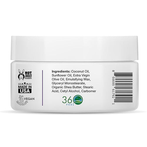 360Feel Black Raspberry Vanilla Lotion - Hydrates with Coconut & Olive Oil, Plant-Based, Non-Greasy, Sensitive Skin, All Day Use