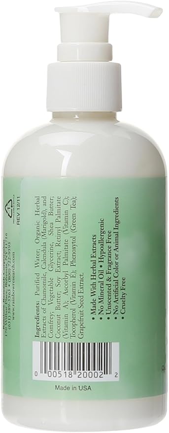 Rainbow Research Body Lotion Organic Herbal, 8 Fluid Ounce