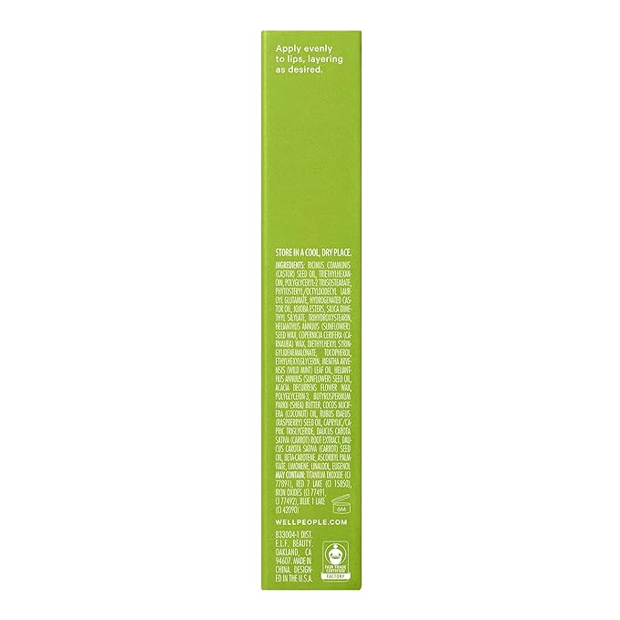 Well People Lip Nurture Hydrating Balm, Lip Balm For Hydration & Vibrant Sheer Color, Soothes & Softens Lips, Vegan & Cruelty-free, Delicate Pink