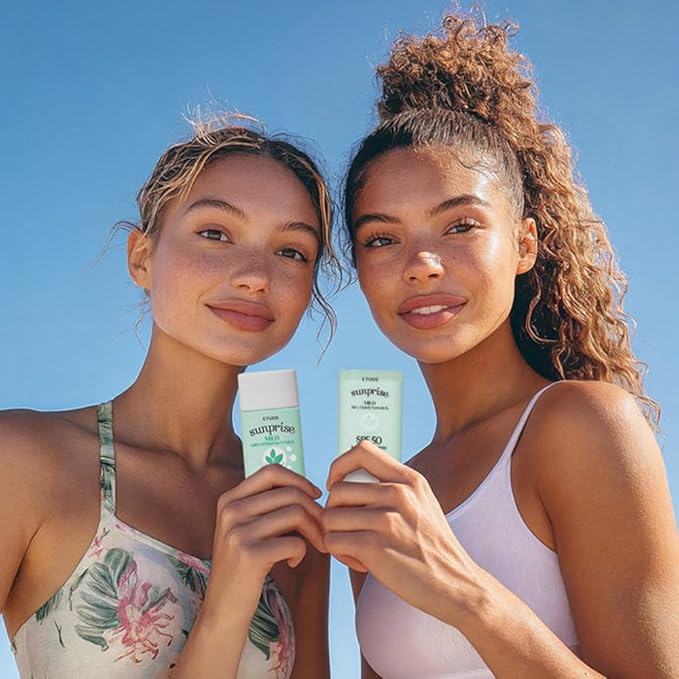 ETUDE Sunprise Mild Airy Finish Sunstick SPF50+ PA++++ Powdery sunscreen, Vegan, Non-Greasy, Sebum Control, Matte Finish, Sensitive Skin Friendly, 19g | perfect for Coachella & Festival Essentials