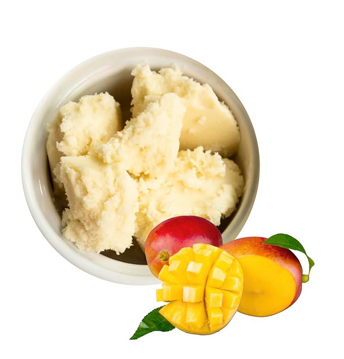 SULU ORGANICS 7 Lbs Refined Expeller Pressed Mango Butter- Cosmetic Grade-Cruelty Free-Vegan-Soap Making-Skin Care-Bulk Size