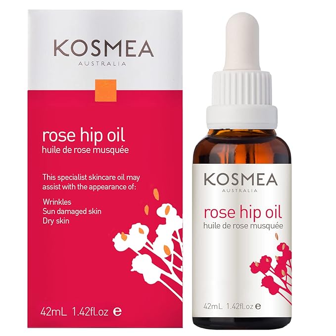 Kosmea Rosehip Oil – Sustainably Harvested, Anti-Aging Benefits for Face & Body – Premium Quality Oil Using the Entire Fruit, Seed & Skin - 1.42 fl oz