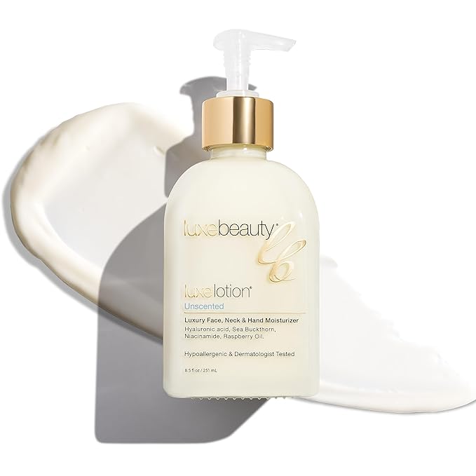 LUXELOTION is truly a Luxury Product - an Anti-Aging Face, Hand & Body Lotion with Hyaluronic Acid. This Lightweight and Non-Greasy Formula creates Silky Smooth Skin.