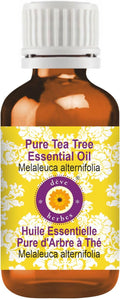 Deve Herbes Pure Tea Tree Essential Oil (Melaleuca alternifolia) Steam Distilled 50ml (1.69 oz)