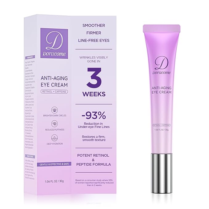 Eye Cream for Dark Circles and Puffiness, Hydrating Under Eye Cream for Dark Circles, Anti Aging Dark Circle Eye Cream for Fine Lines, Wrinkles, Firming Eye Contour, 1.06 oz-BH333