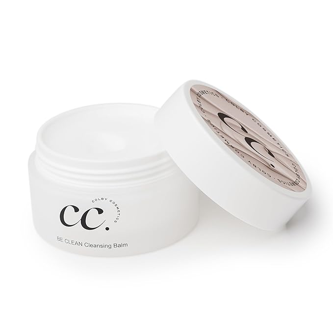 BE CLEAN Cleansing Balm-Hydrating Makeup Remover, Oil-Based Facial Cleanser with Hyaluronic Acid, Vegan, Cruelty-Free, For All Skin Types, 3.38oz/100ml