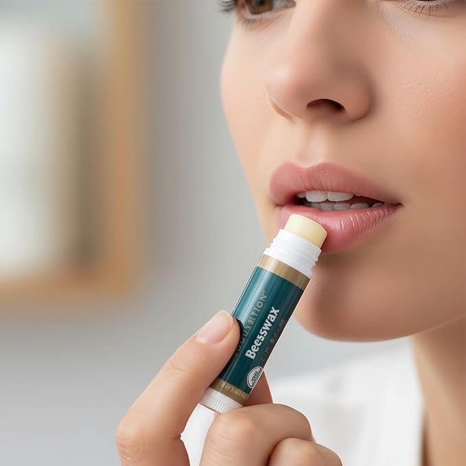 Soulsation Organic Lip Balm Set, 8 Flavors - Hydrating for Cracked & Dry Lips, For Men & Women, Enriched with Vitamin E
