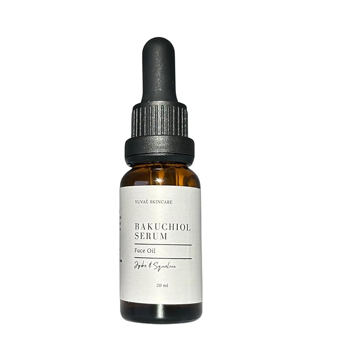 Yuvaè Skincare, 2% Bakuchiol Serum 20ml, Facial Serum + Jojoba & Squalene -Natural Retinol Alternative- Boost Collagen- Reduce Fine Lines and Wrinkles