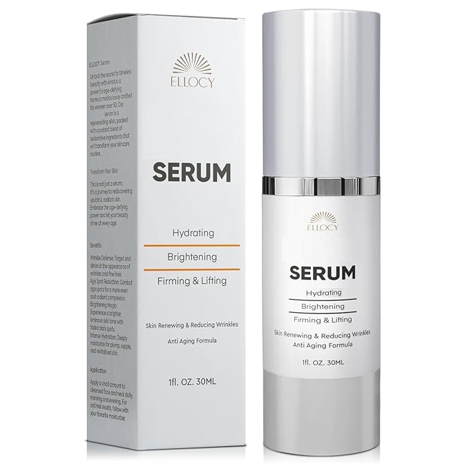 Serum for Mature Skin: All-In-One Hydrating Anti-Aging Formula- Face Lift Serum for Wrinkles, Age Spots, Firms, Hydrates - 1 fl oz